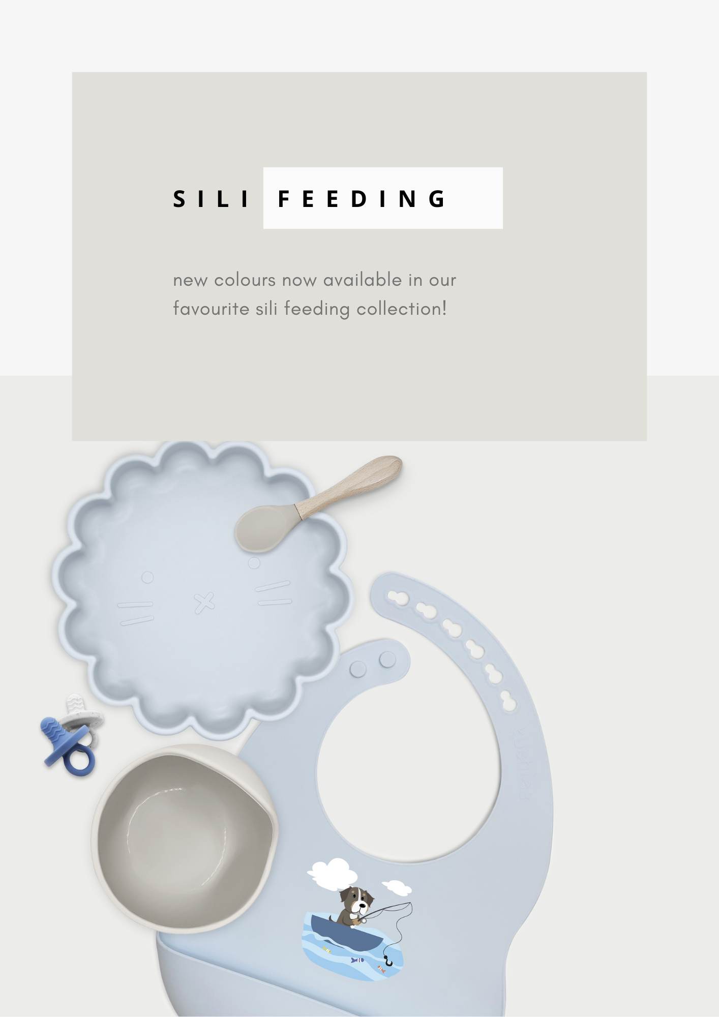 new colours now available in our favourite sili feeding collection!