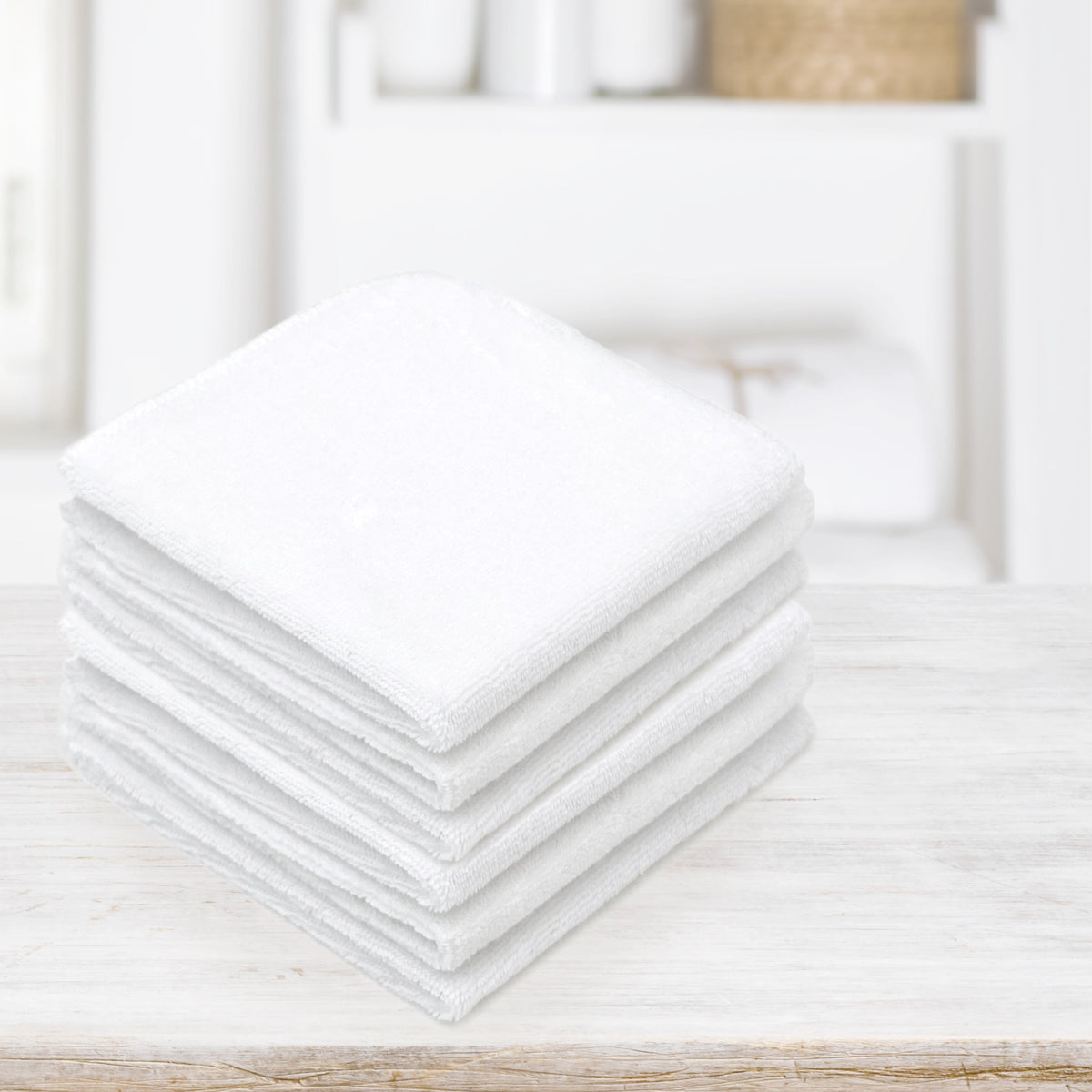 6-Pack Washcloths | White
