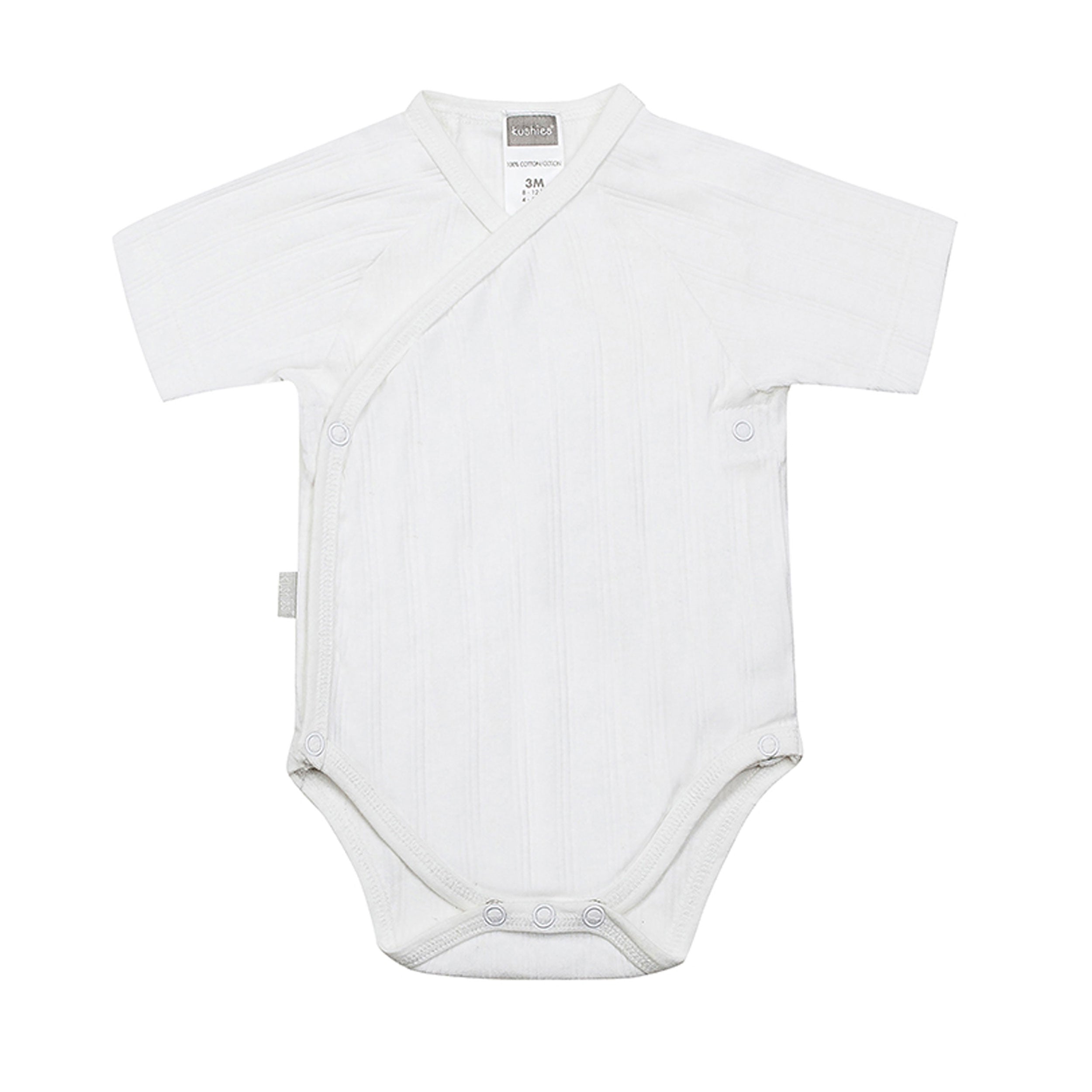 3-Pack Organic Cotton Long Sleeve Side-Snap Bodysuits