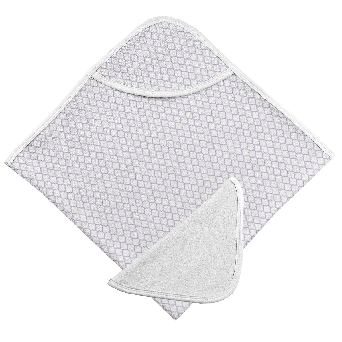 Hooded Bath Towel &amp; Washcloth | Set