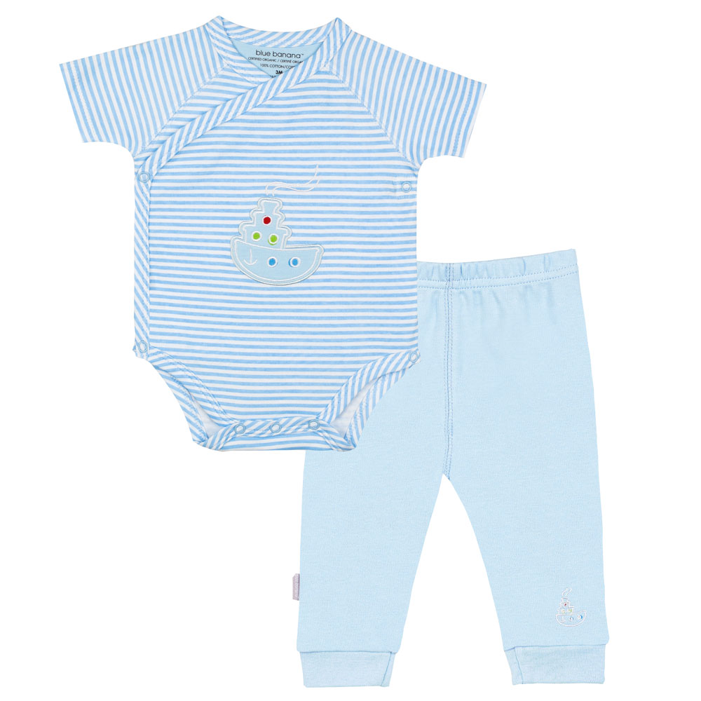 Modern Me SS Body &amp; Play Pant Set Blue