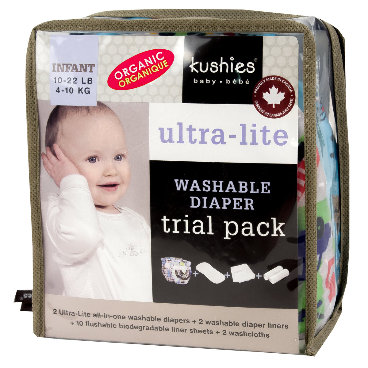 Ultra-Lite Infant Diaper Trial Pack | Organic