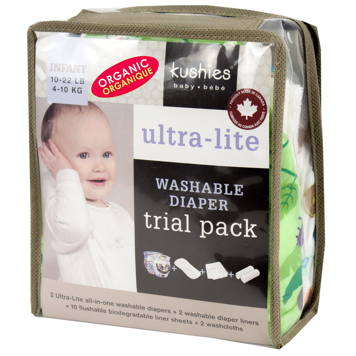 Ultra-Lite Infant Diaper Trial Pack | Organic