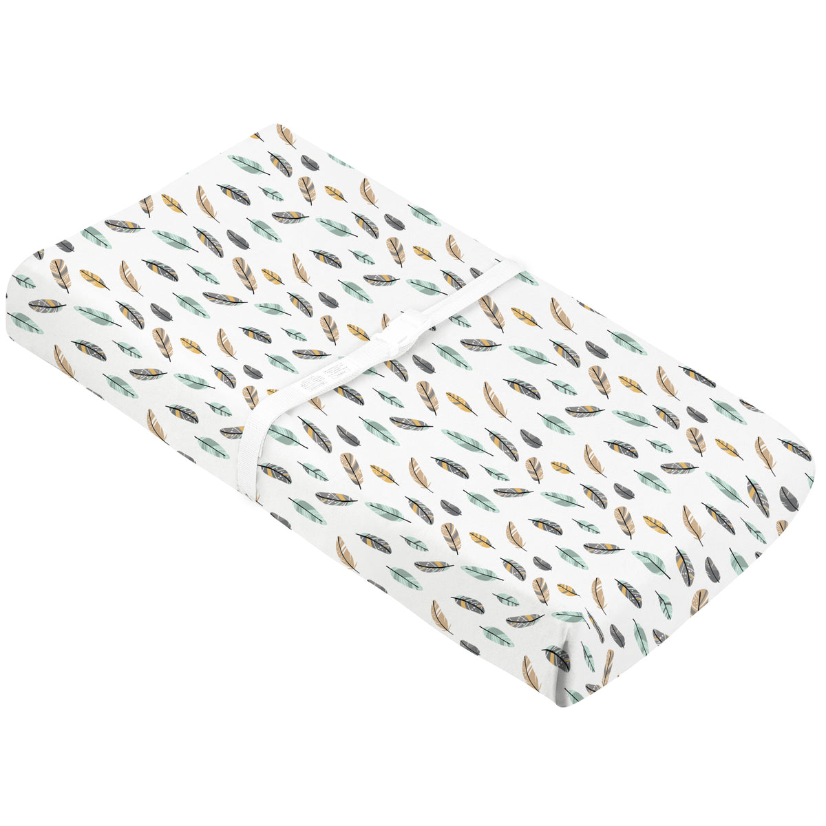 Organic Jersey | Changing Pad Cover w-Slits for Safety Straps