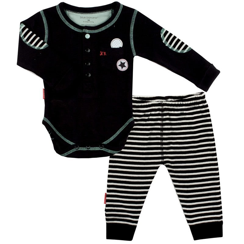 Rock A Bye Baby | Long Sleeve Body Suit &amp; Play Pant