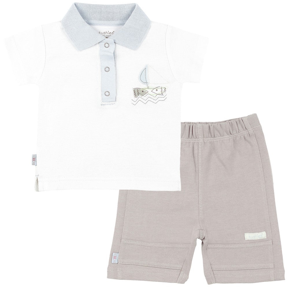 Gone Fishing | SS Polo Top &amp; Pant Set