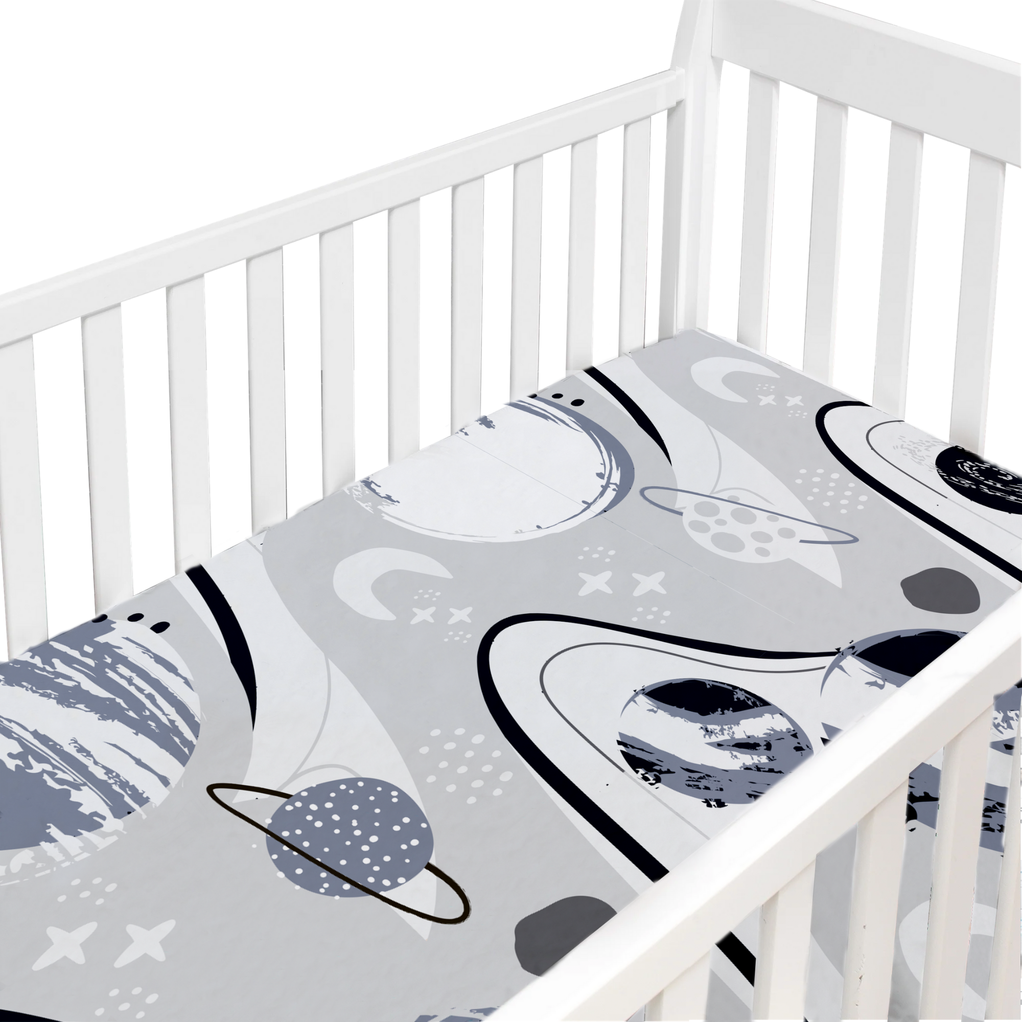 Kushies Dream Percale Collection Fitted Crib Sheet Kushies