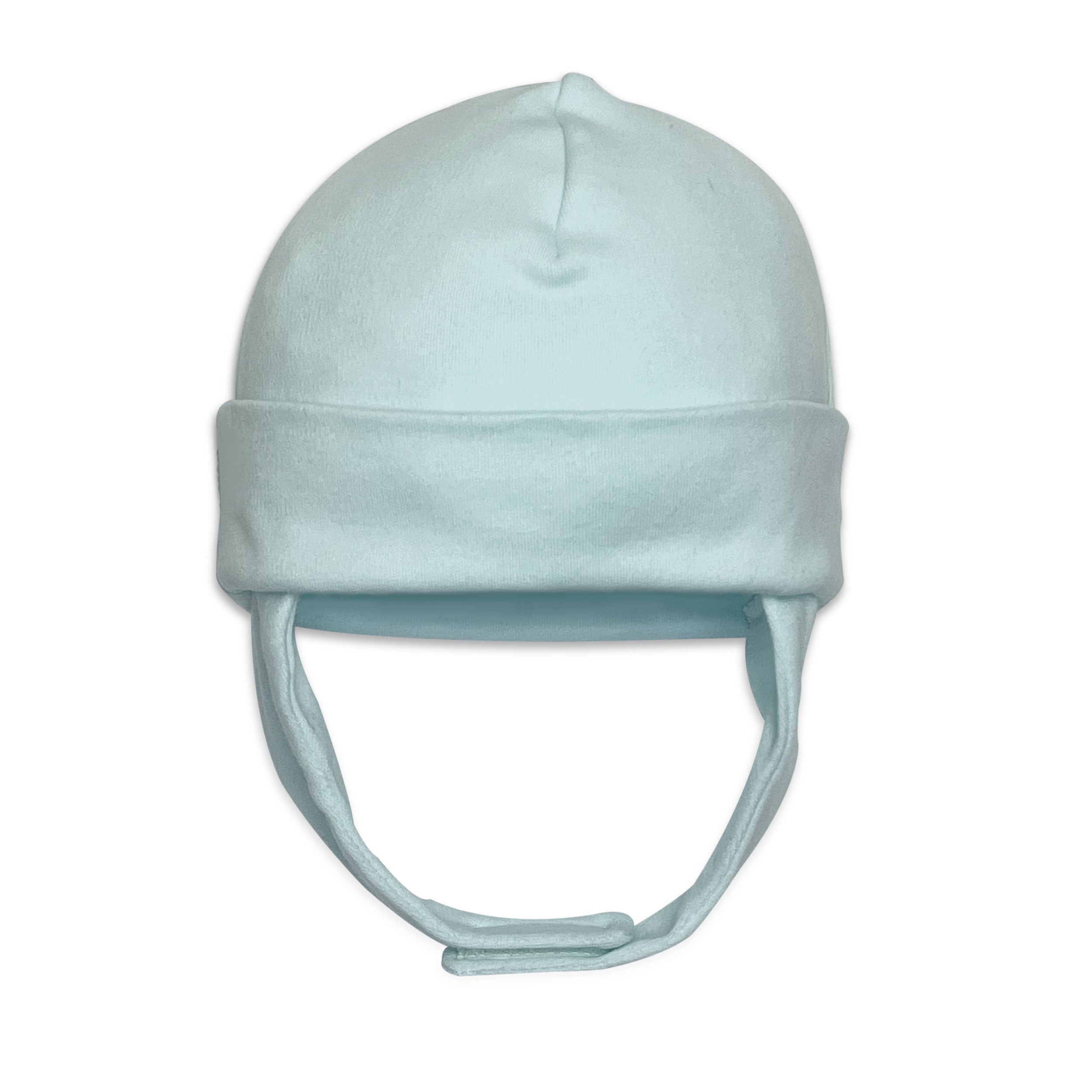 Kushies Baby CA | Baby Hat | Cap with Ear Flaps 12m / Mint