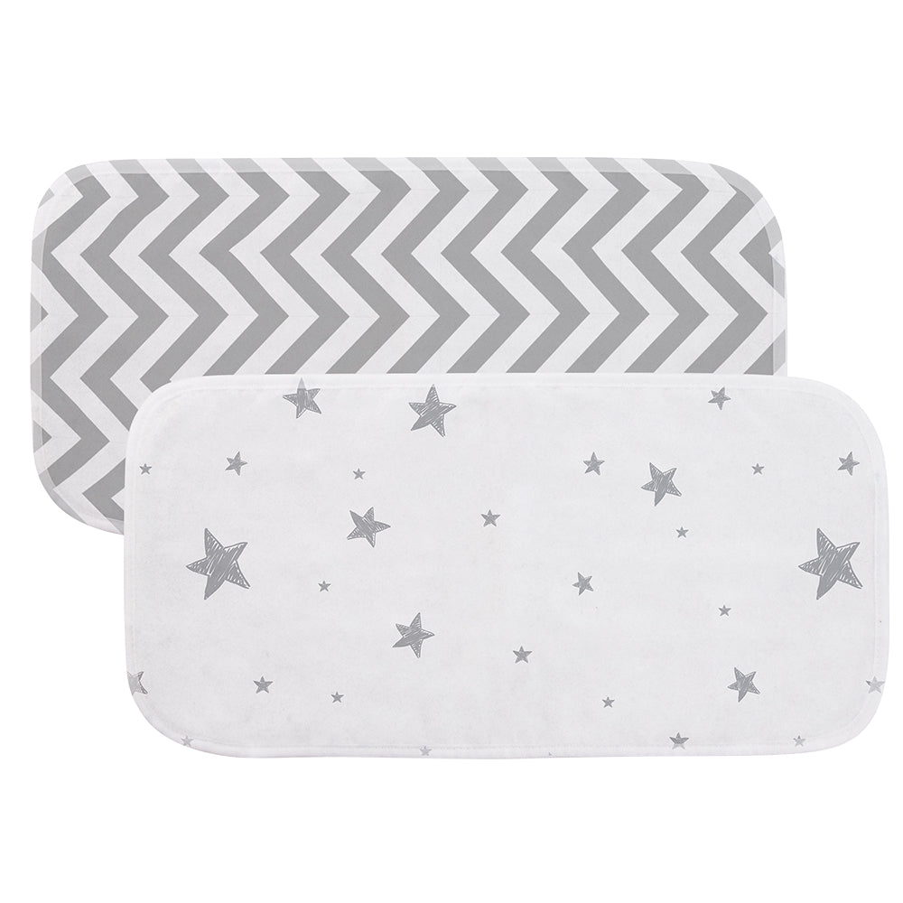Kushies Baby CA, Flannel, Burp Pads 2Pack