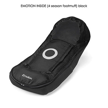 BabyHome Emotion Inside Footmuff Black Kushies Baby CANADA Inc