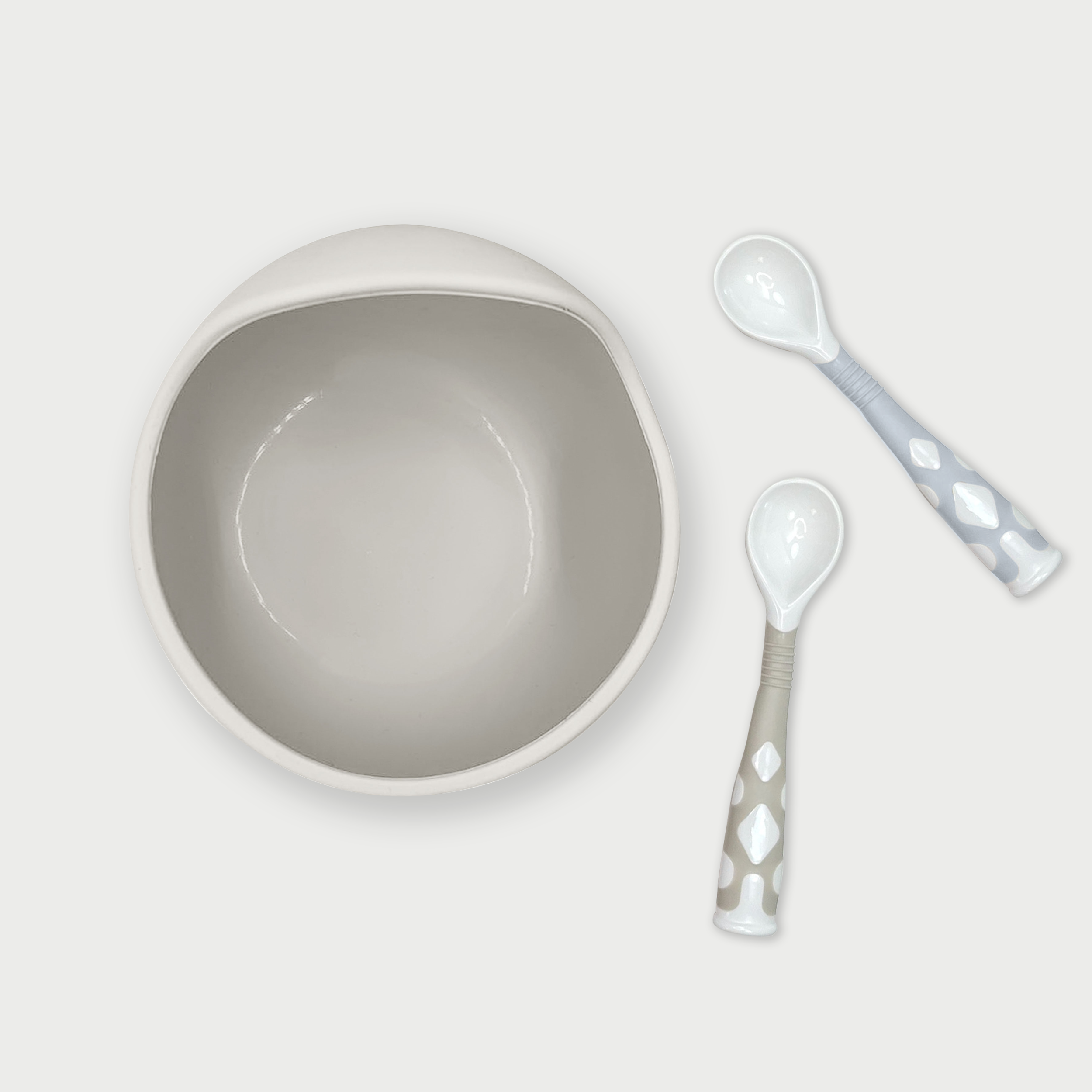 Kushies Silistages Spoons 3 Pack - Blue/Seafoam/Gray