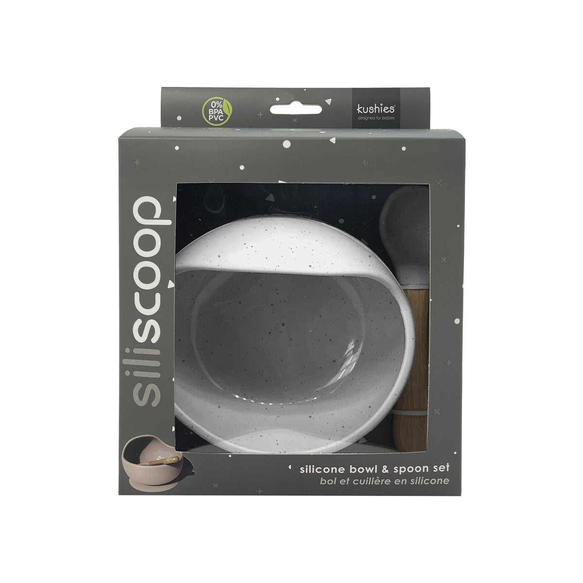 Siliscoop | Silicone Bowl &amp; Spoon Set