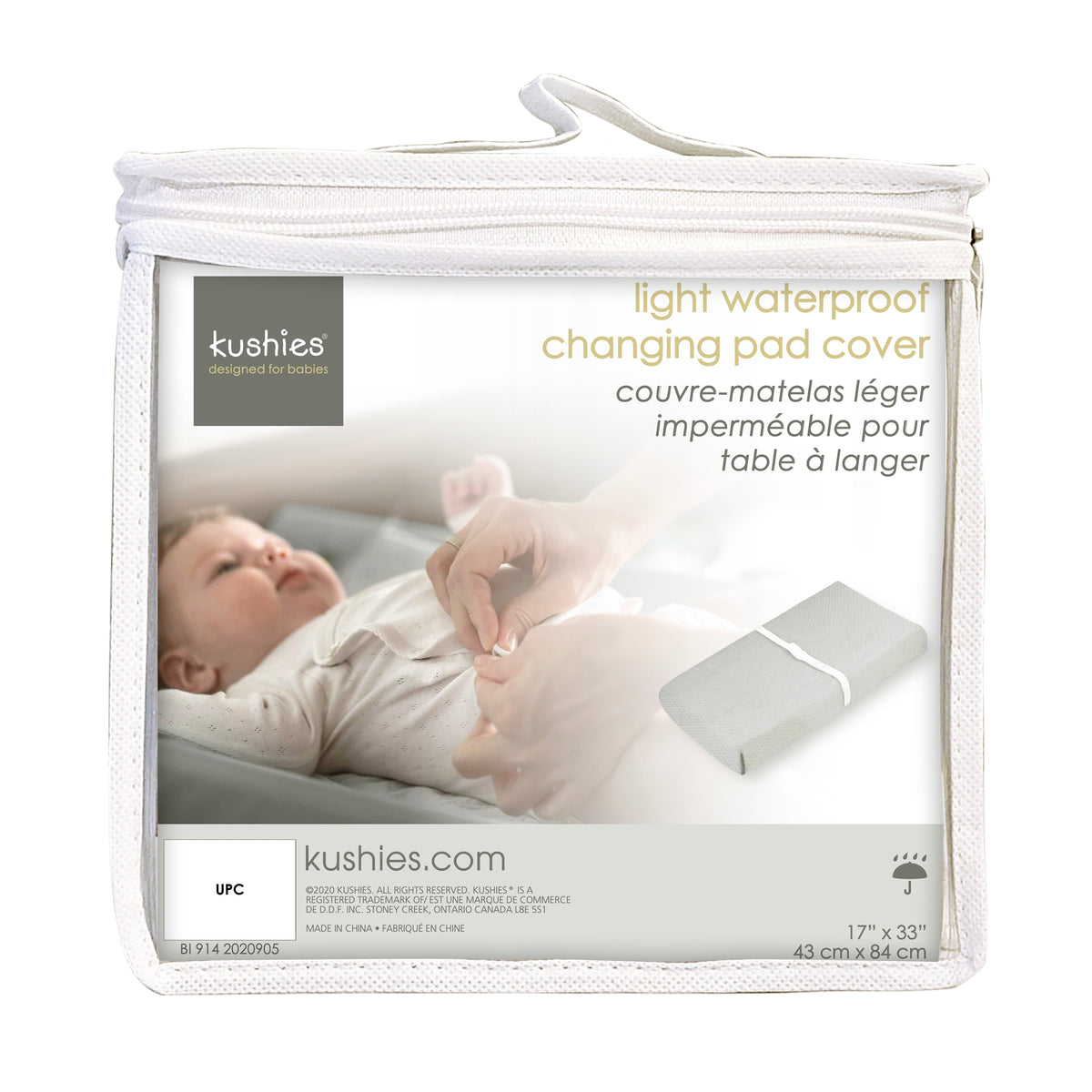 Light Waterproof Changing Pad Cover Kushies Baby CANADA Inc