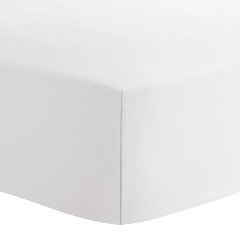 Organic Change Pad Sheet w- Slits for Safety Straps | White