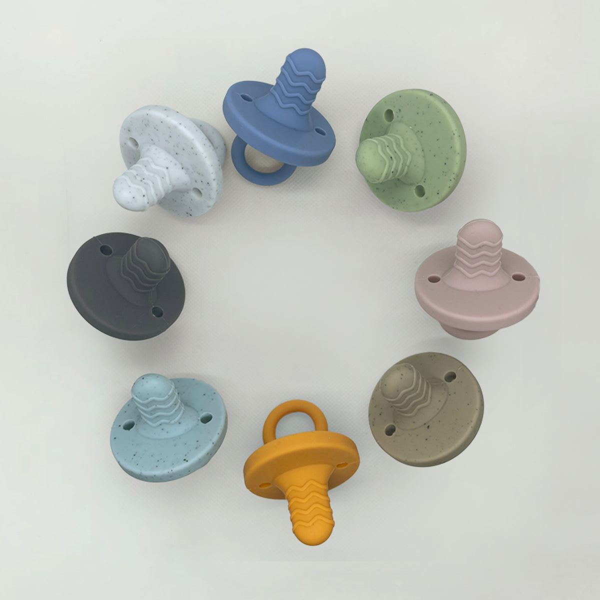 baby silicone teethers in a circle