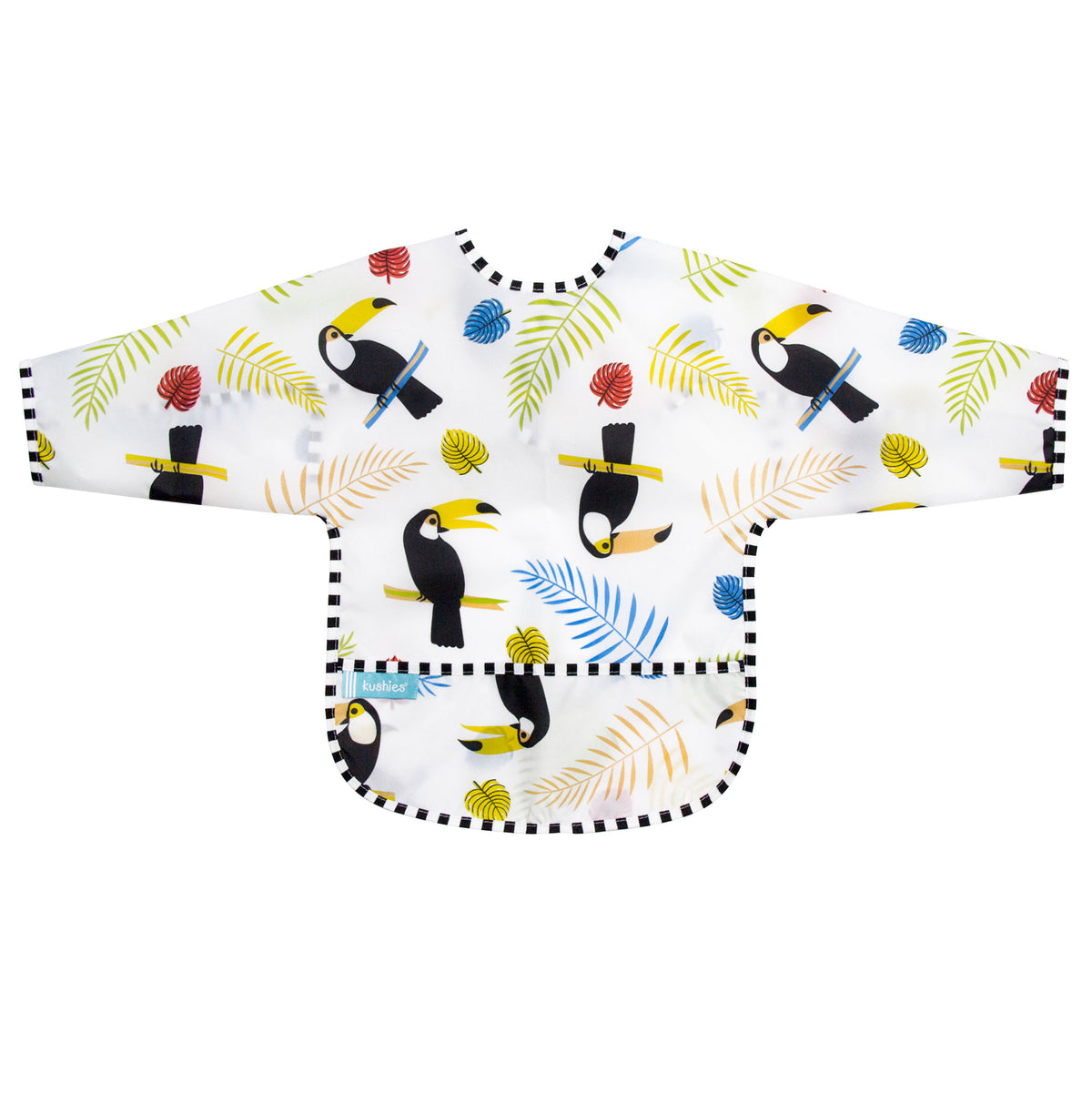 White Toucans | Cleanbib with Sleeves