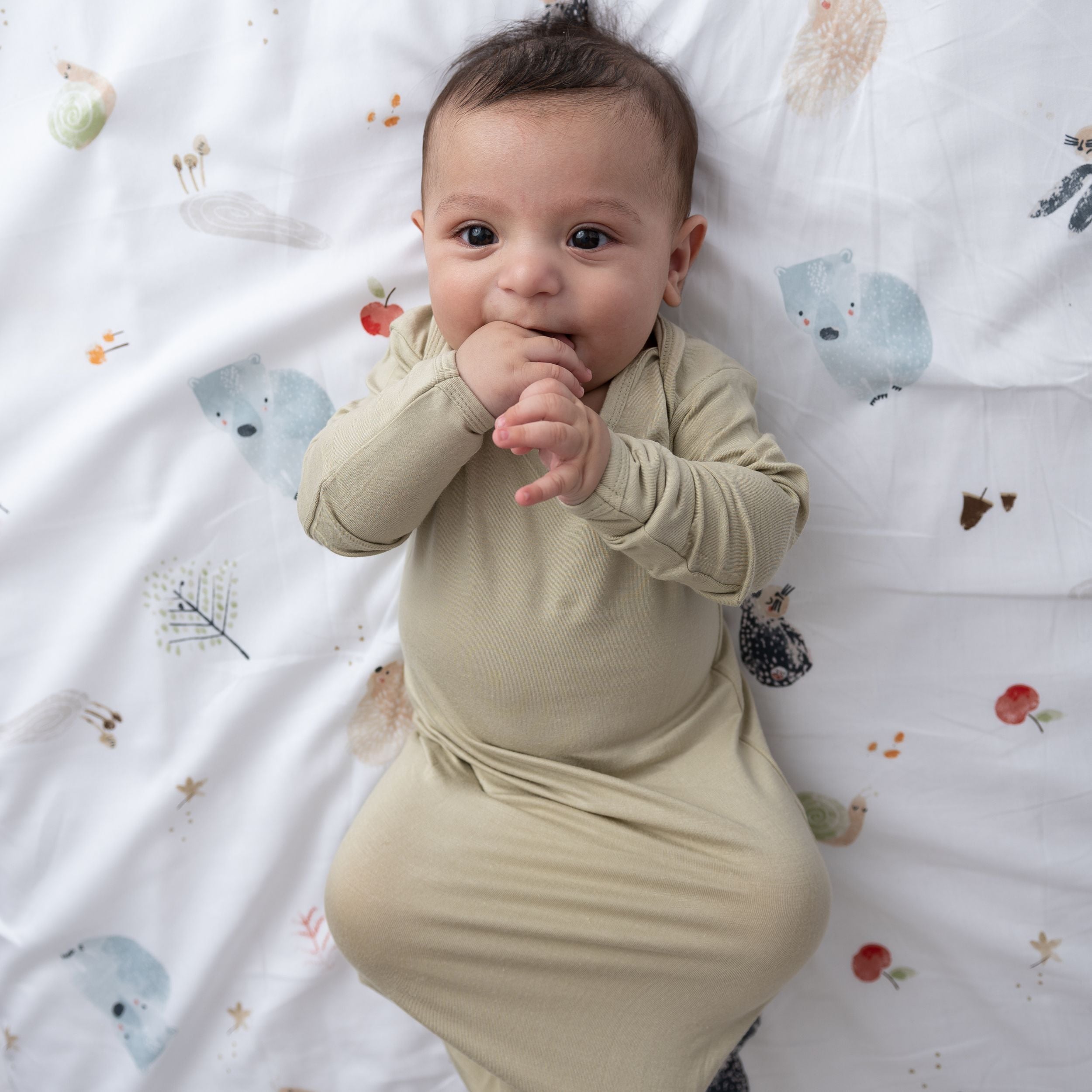 Baby boy hotsell knotted gown