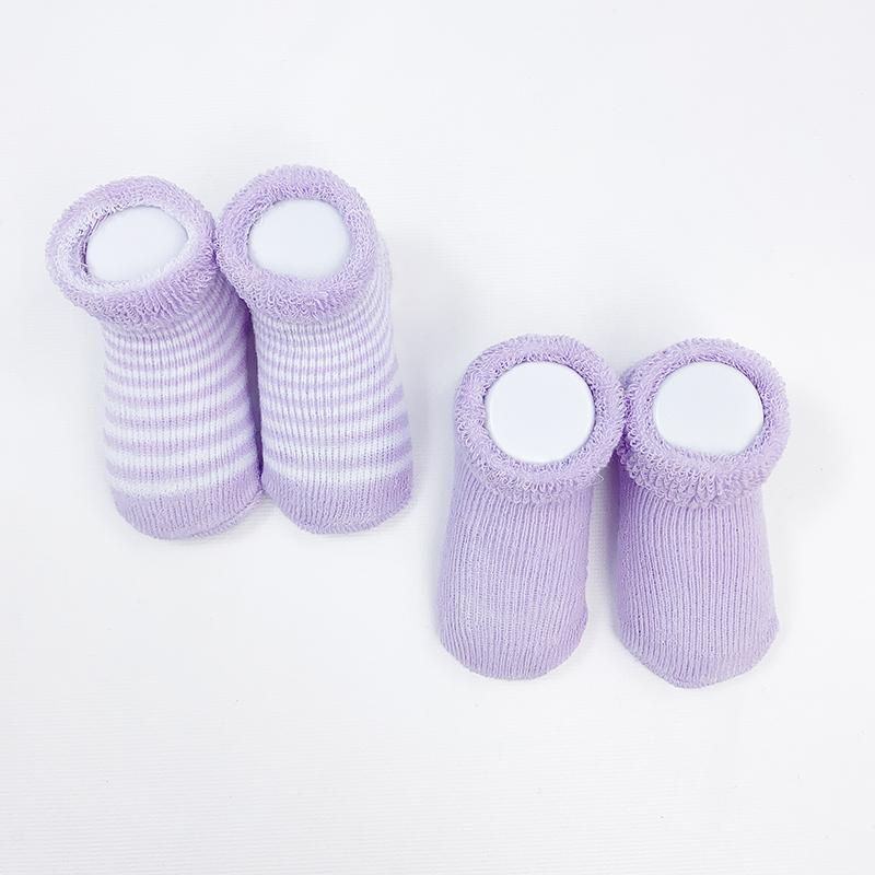 Low Cut Socks (Pack of 2) - Lilac-Desert Sage