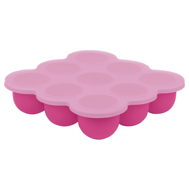 pink silicone trays 9 pods